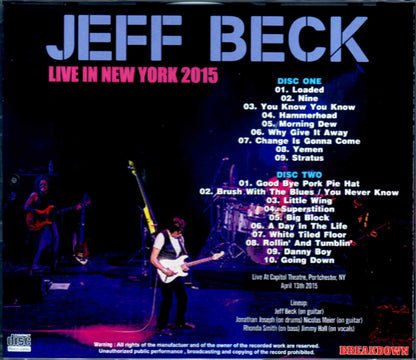 Jeff Beck/NY,USA 4.13.2015