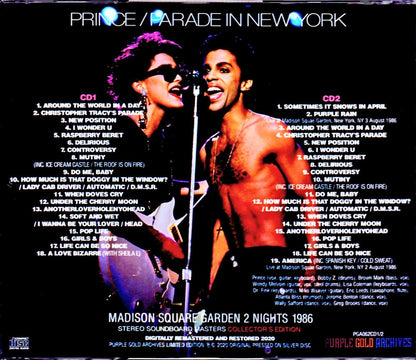 Prince/NY,USA 1986 2Days