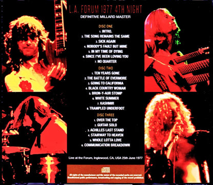Led Zeppelin/CA,USA 6.25.1977 Huge Upgrade