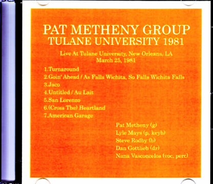 Pat Metheny Group,Lyle Mays/LA,USA 1981