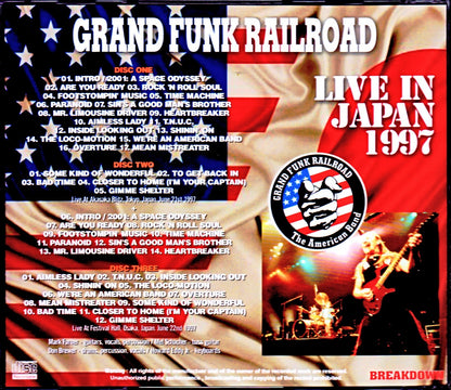 Grand Funk Railroad/Tokyo & Osaka,Japan 1997