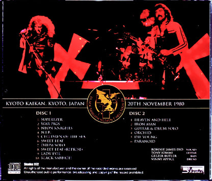 Black Sabbath/Kyoto, Japan 1980
