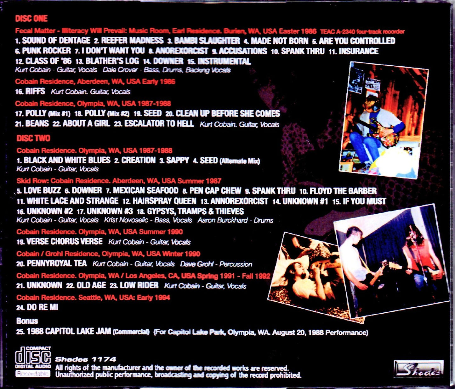 Nirvana/Demos Compilation 1986-1992