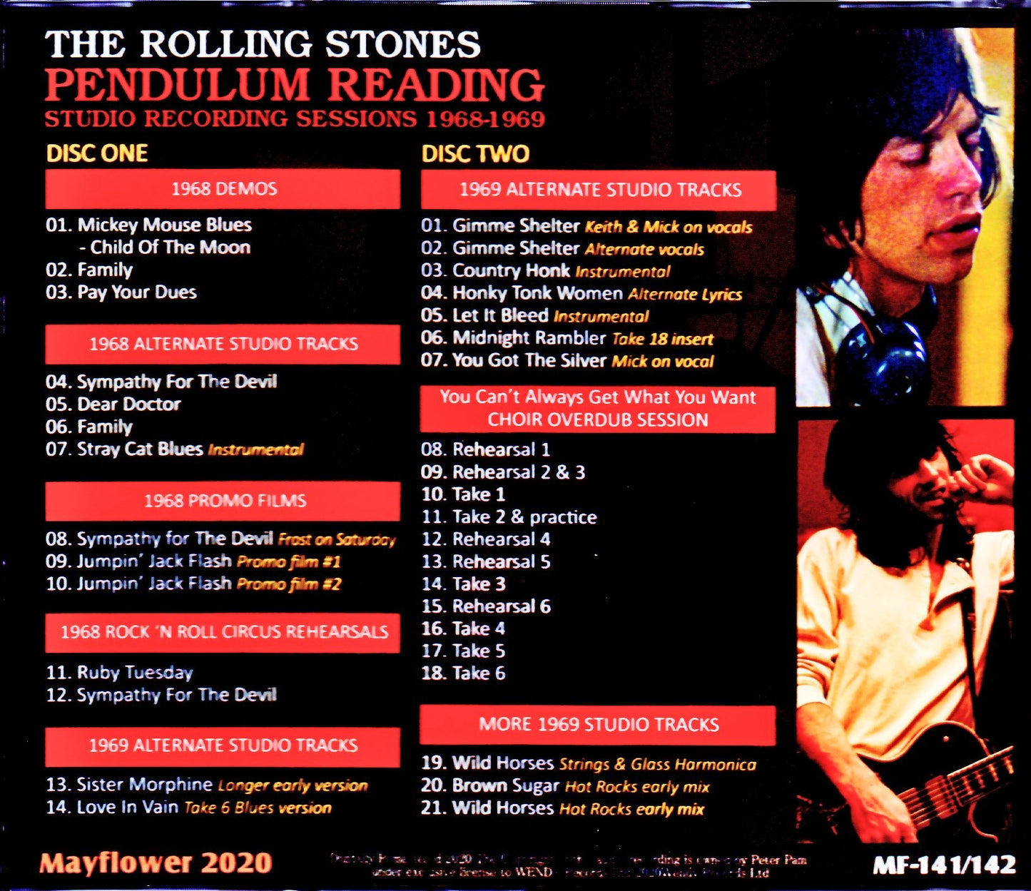 Rolling Stones/Studio Recording Sessions 1968-1969