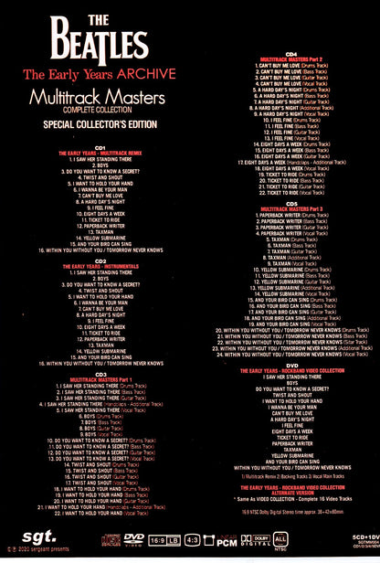Beatles/The Early Years Archive Multitrack Masters Complete Collection