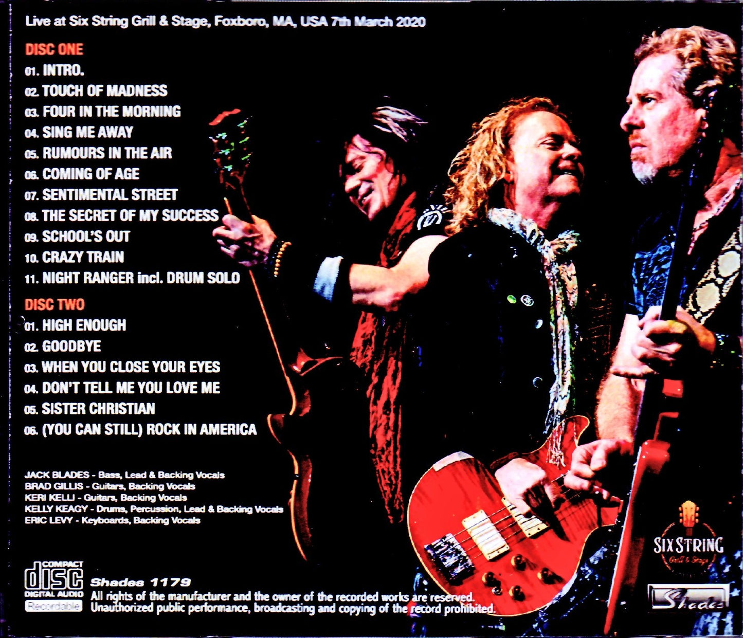 Night Ranger/MA,USA 2020