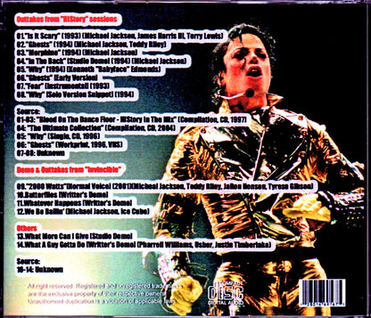 Michael Jackson/History & Invincible Sessions and Others