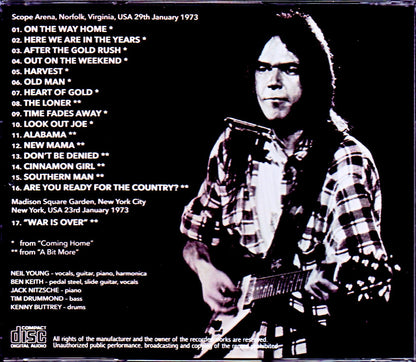 Neil Young/VA,USA 1973 & more