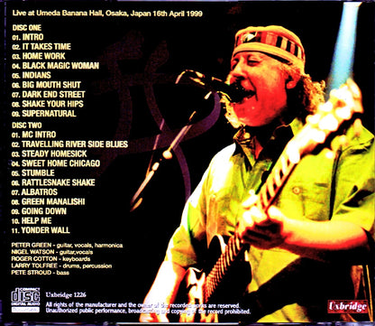 Peter Green,Splinter Group/Osaka,Japan 1999