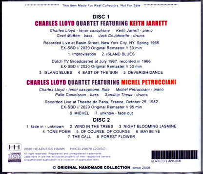 Charles Lloyd Quartet, Keith Jarrett, Michel Petrucciani/NY, USA 1966 & more