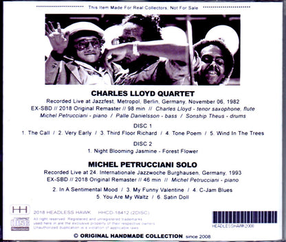 Charles Lloyd Quartet,Michel Petrucciani/Germany 1982 & 1993