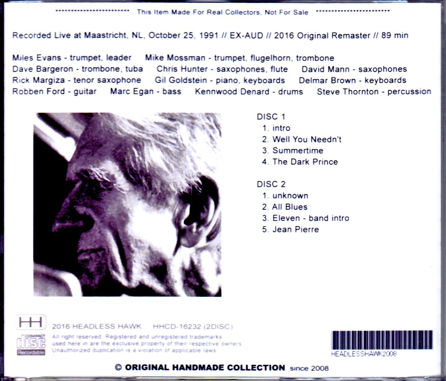 Gil Evans Orchestra,Robben Ford/Netherlands 1991