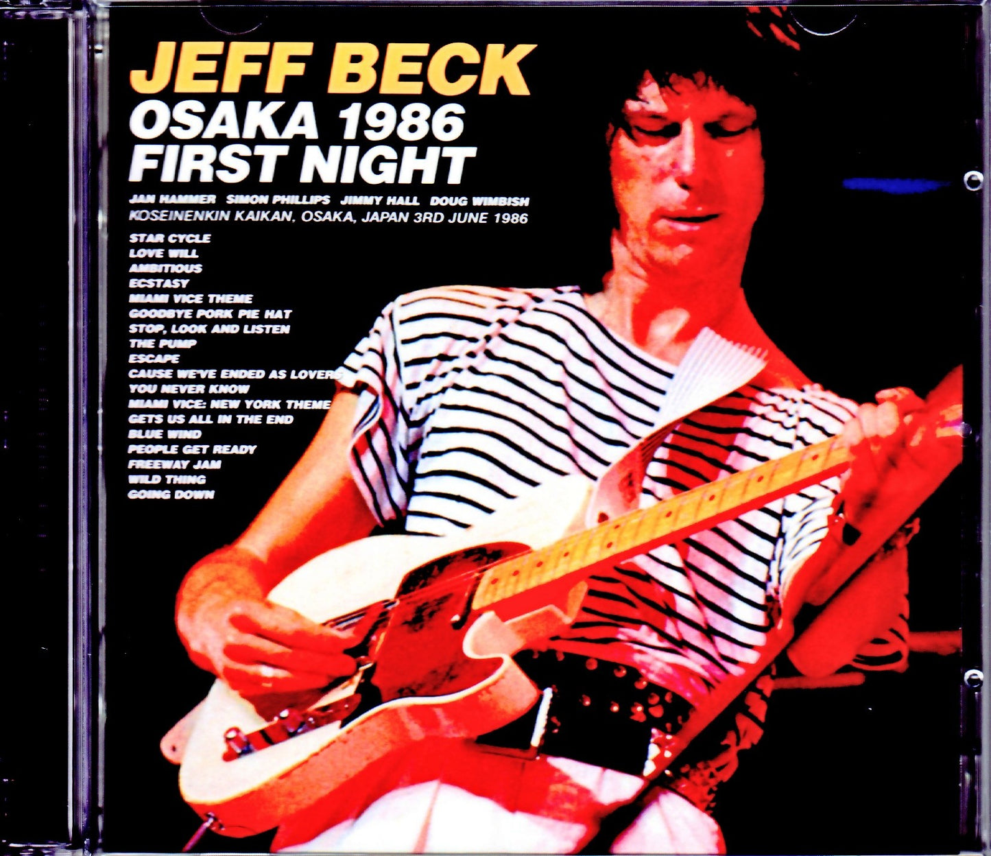 Jeff Beck/Osaka,Japan 6.3.1986