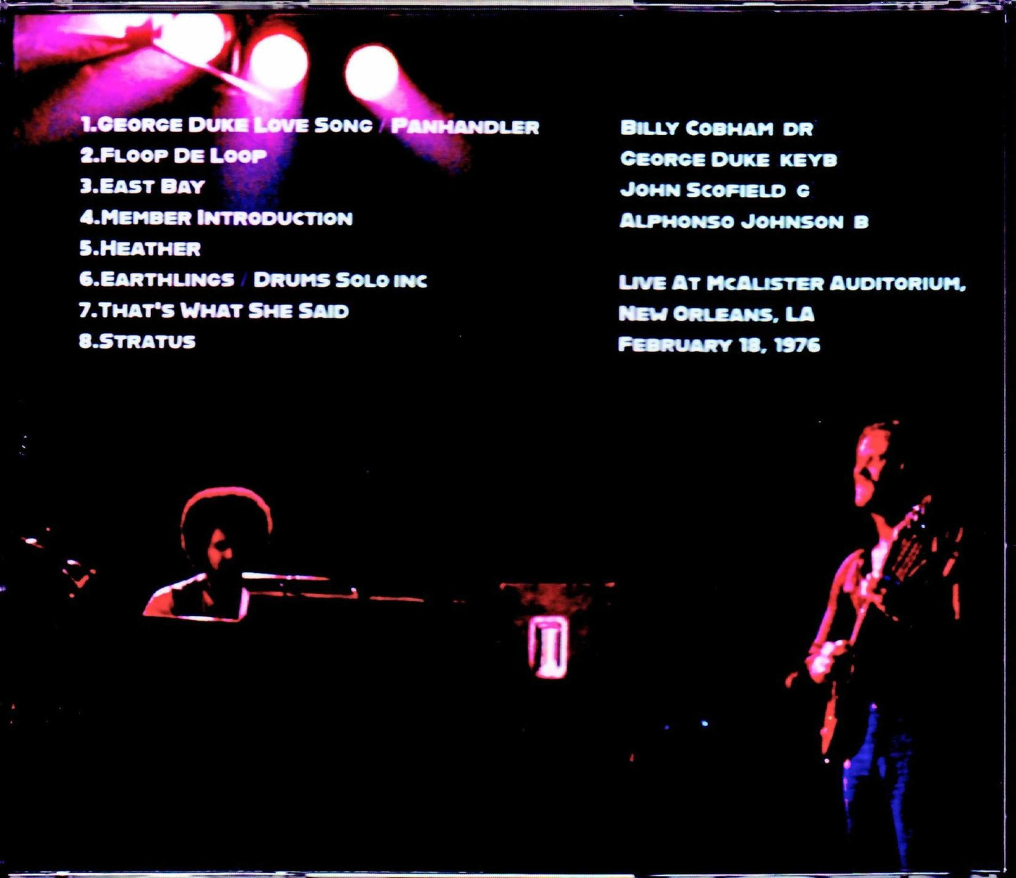 Billy Cobham, George Duke Band, John Scofield/LA, USA 1976