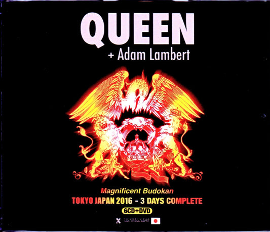 Queen,Adam Lambert/Tokyo,Japan 2016 & SC IEM Matrix 3Days Complete