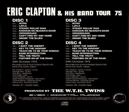 Eric Clapton/Kyoto,Japan 1975 2Source Version