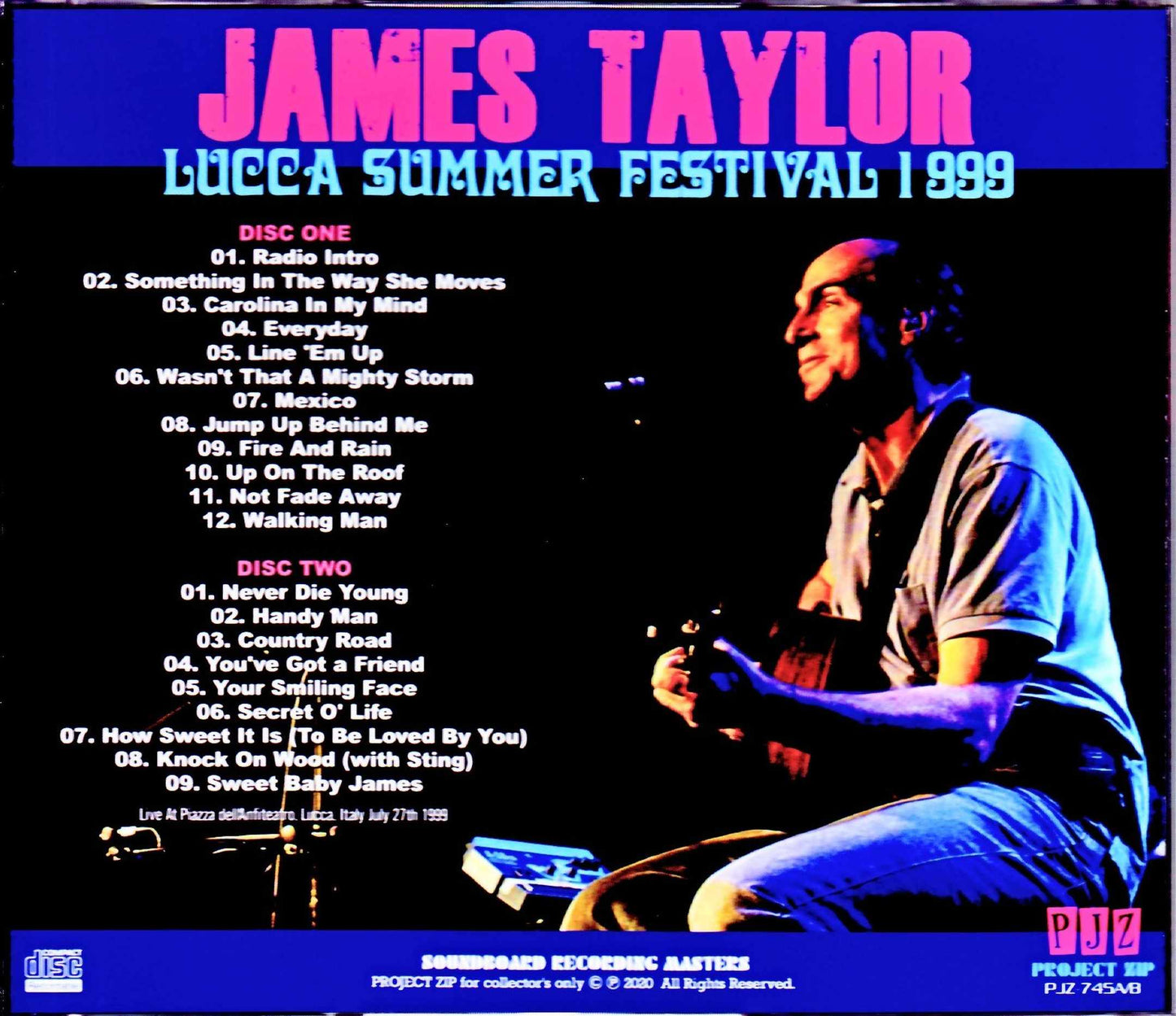 James Taylor/Italy 1999