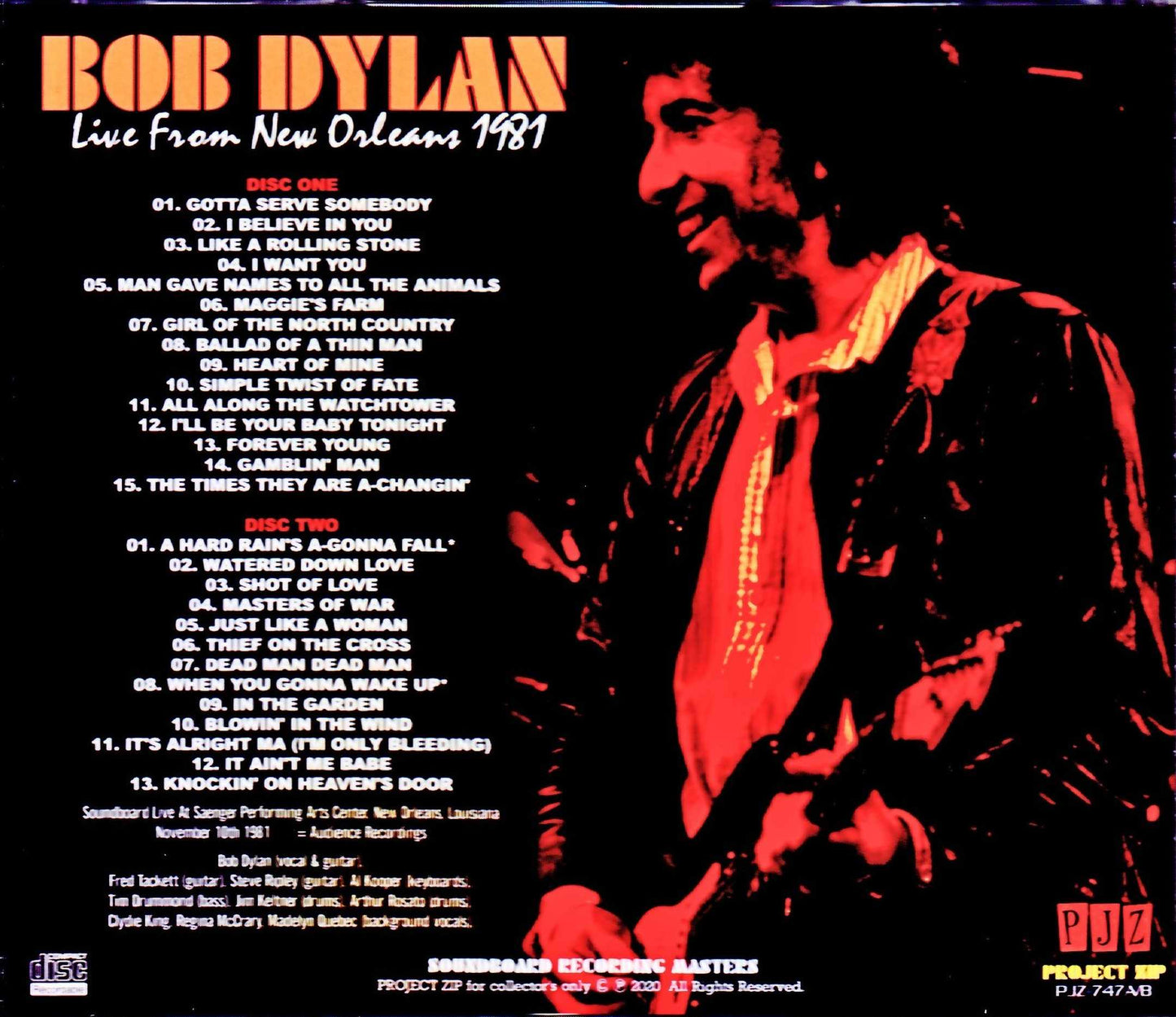 Bob Dylan/LA, USA 1981 Complate
