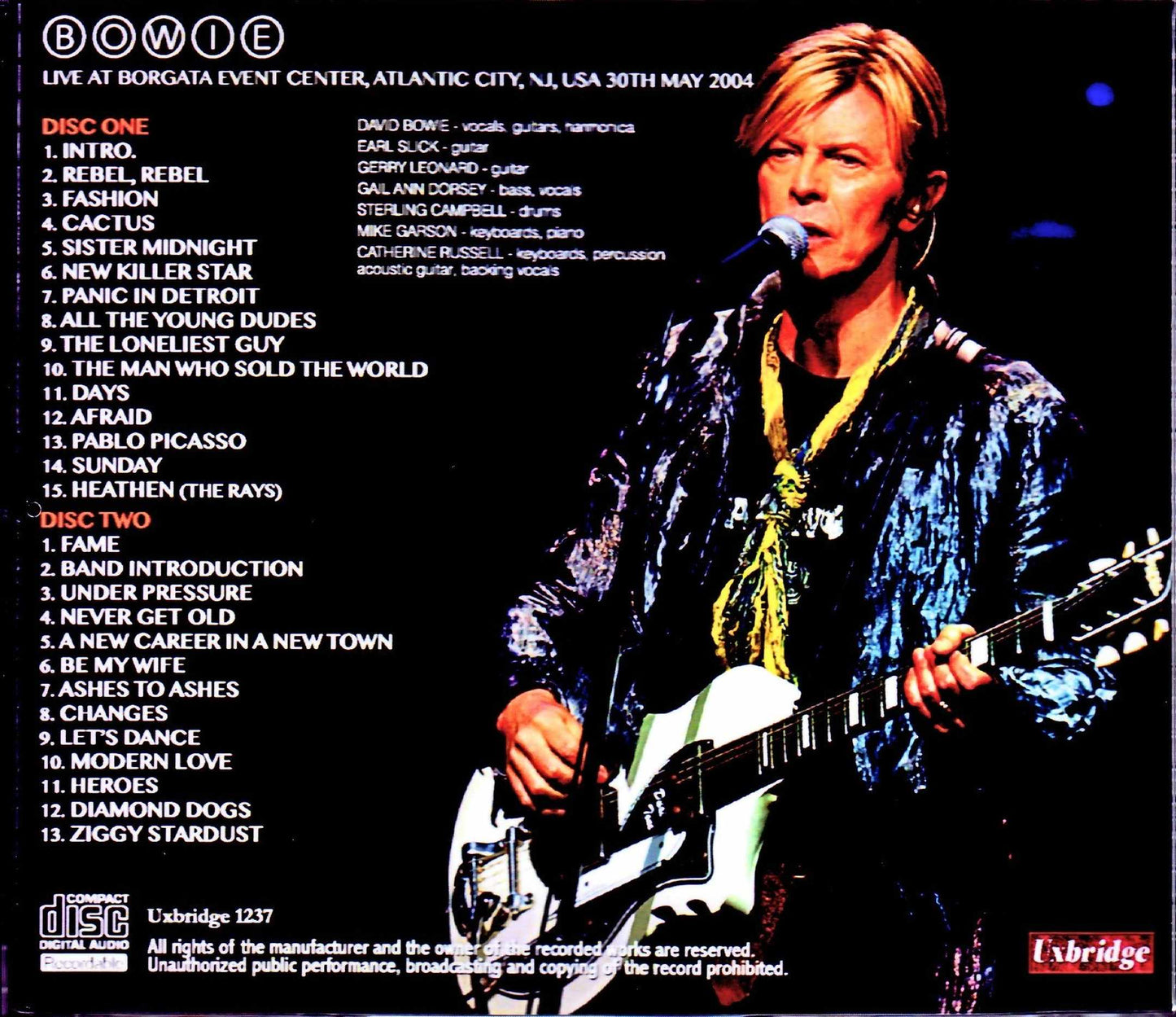 David Bowie/NJ,USA 5.30.2004