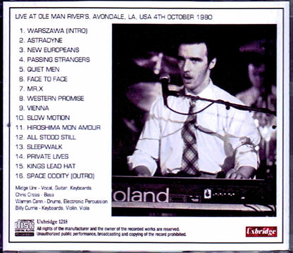 Ultravox/LA, USA 1980