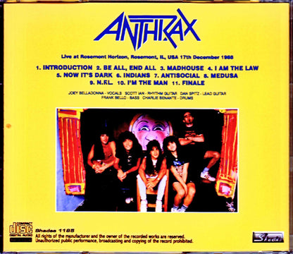Anthrax/IL, USA 1988