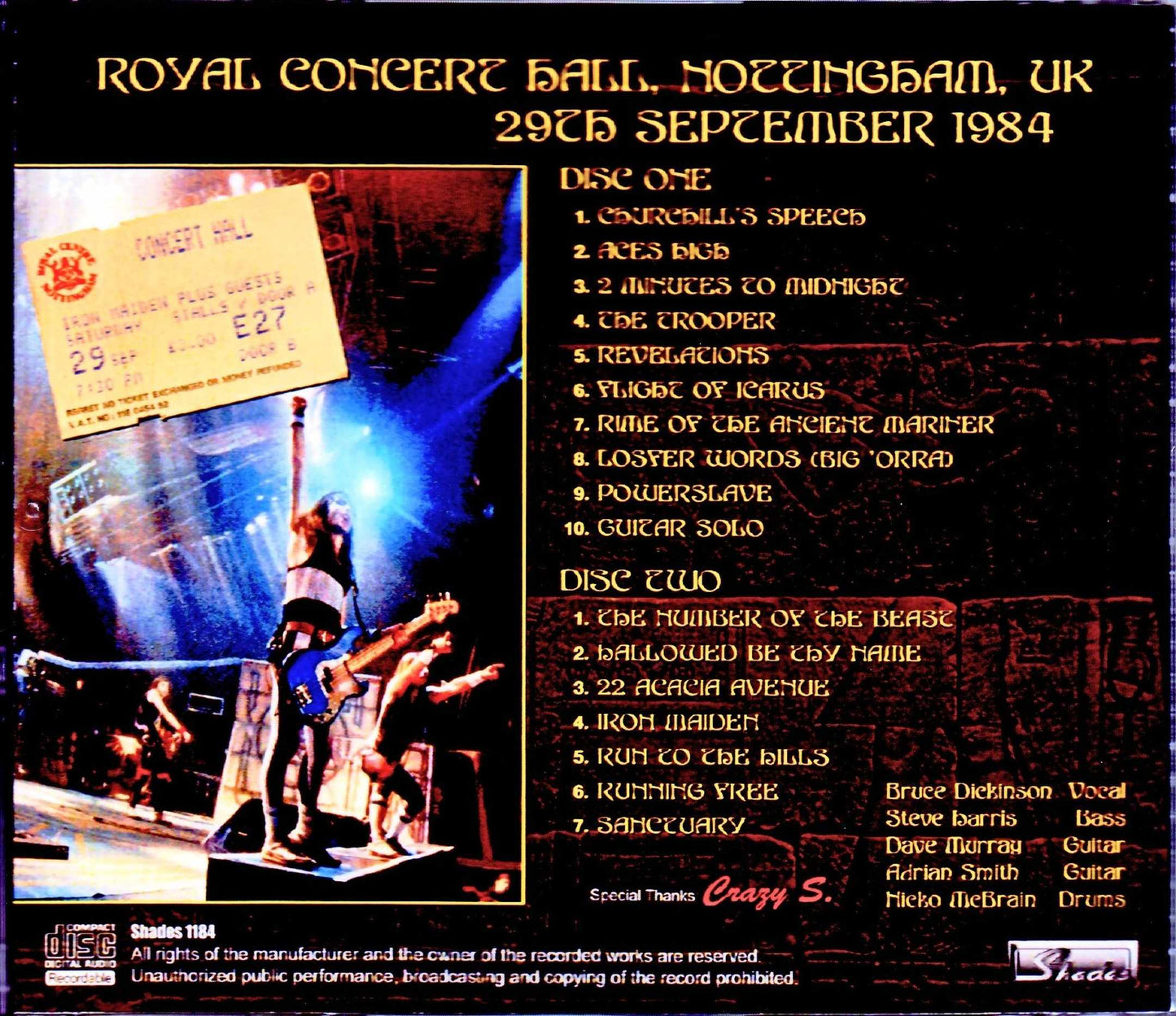 Iron Maiden/UK 1984