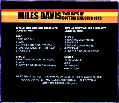 Miles Davis/NY,USA 1975 2Days