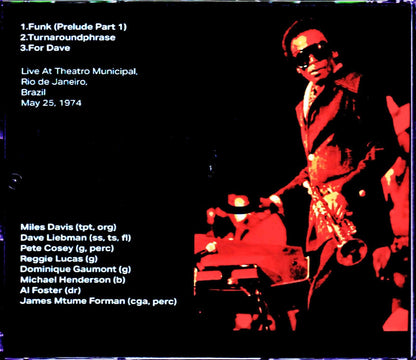 Miles Davis, Dave Liebman/Brazil 1974