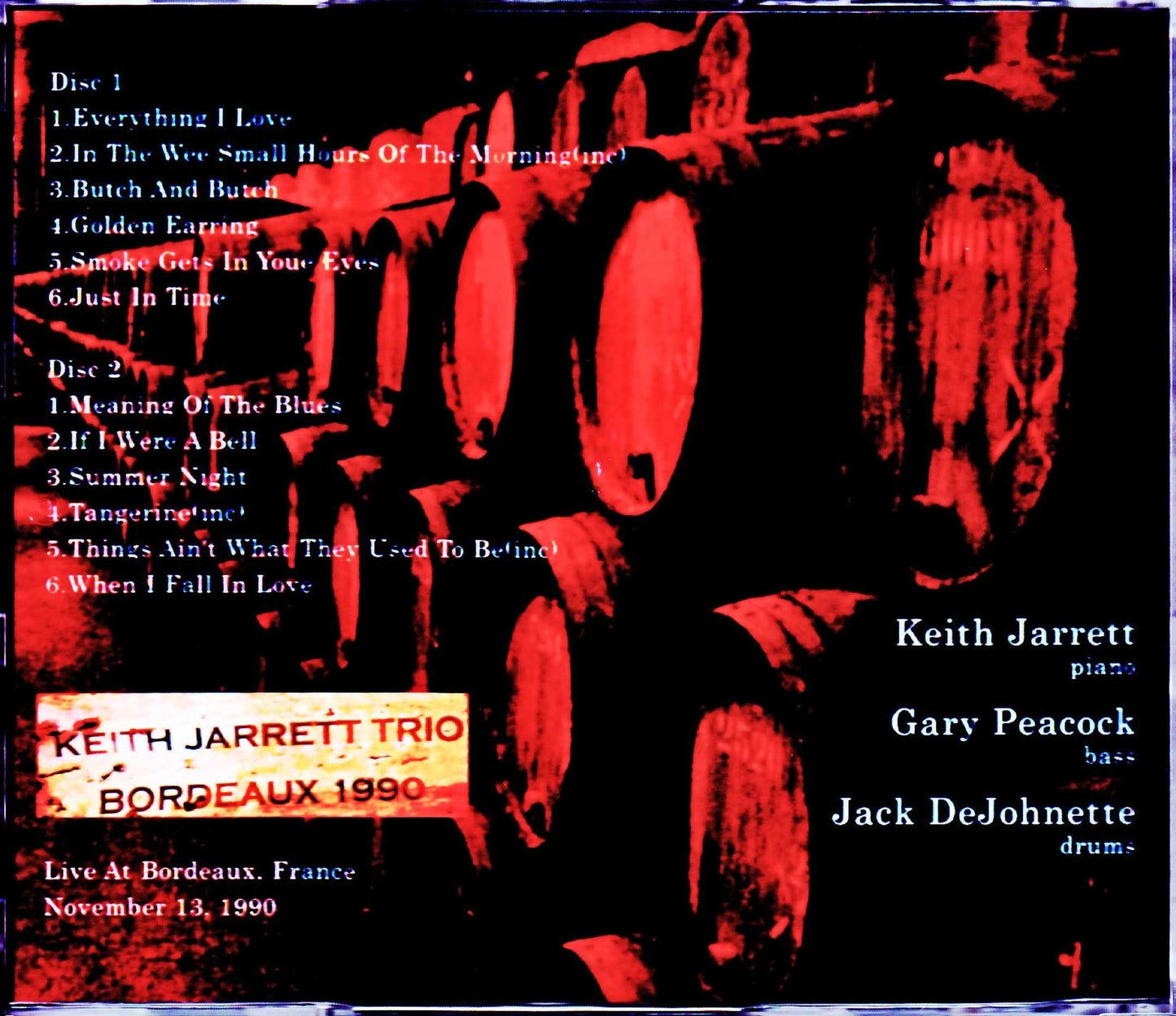Keith Jarrett Trio/France 1990