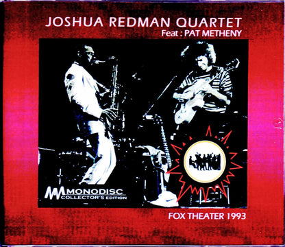 Joshua Redman Quartet,Pat Metheny/CO,USA 1993