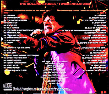 Rolling Stones/London,UK 2003 2Days Complete
