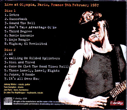 Johnny Winter/France 1987