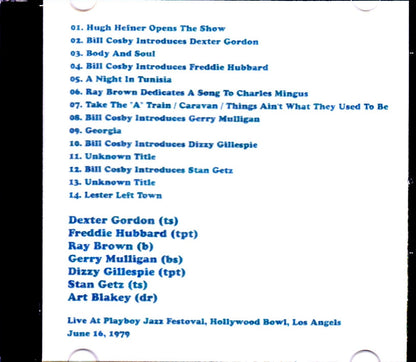 Various Artists Dexter Gordon,Freddie Hubbard,Dizzy Gillespie,Stan Getz,Art Blakey/CA,USA 1979