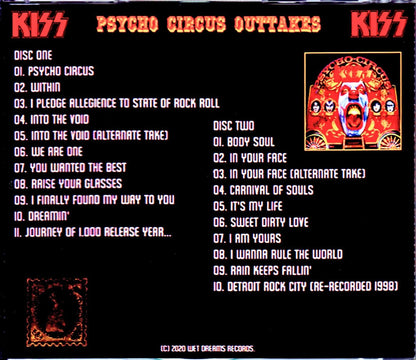 Kiss/Psycho Circus Outtakes