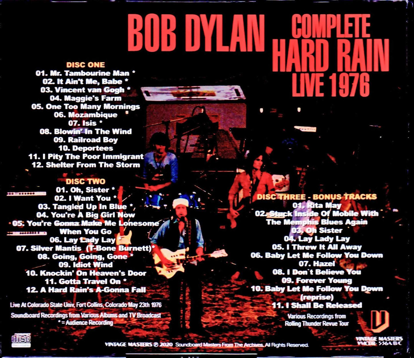 Bob Dylan/CO, USA 1976 & more