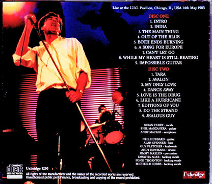 Roxy Music/IL, USA 1983