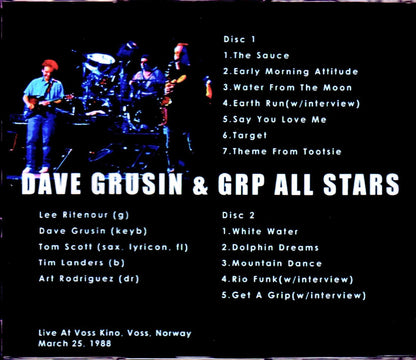 Dave Grusin & GRP All Stars,Tom Scott,Lee Ritenour/Norway 1988