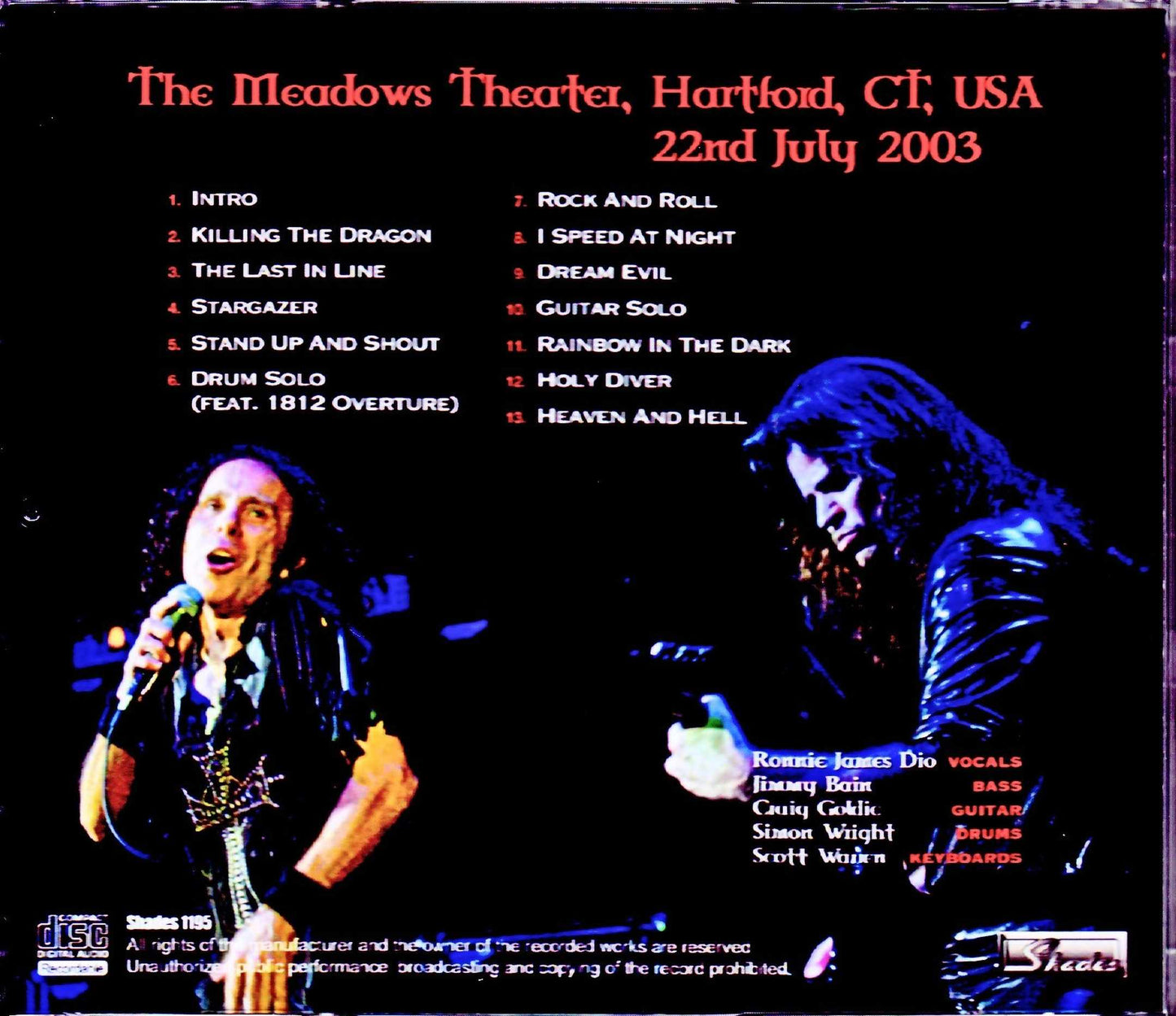 Dio/CT, USA 2003