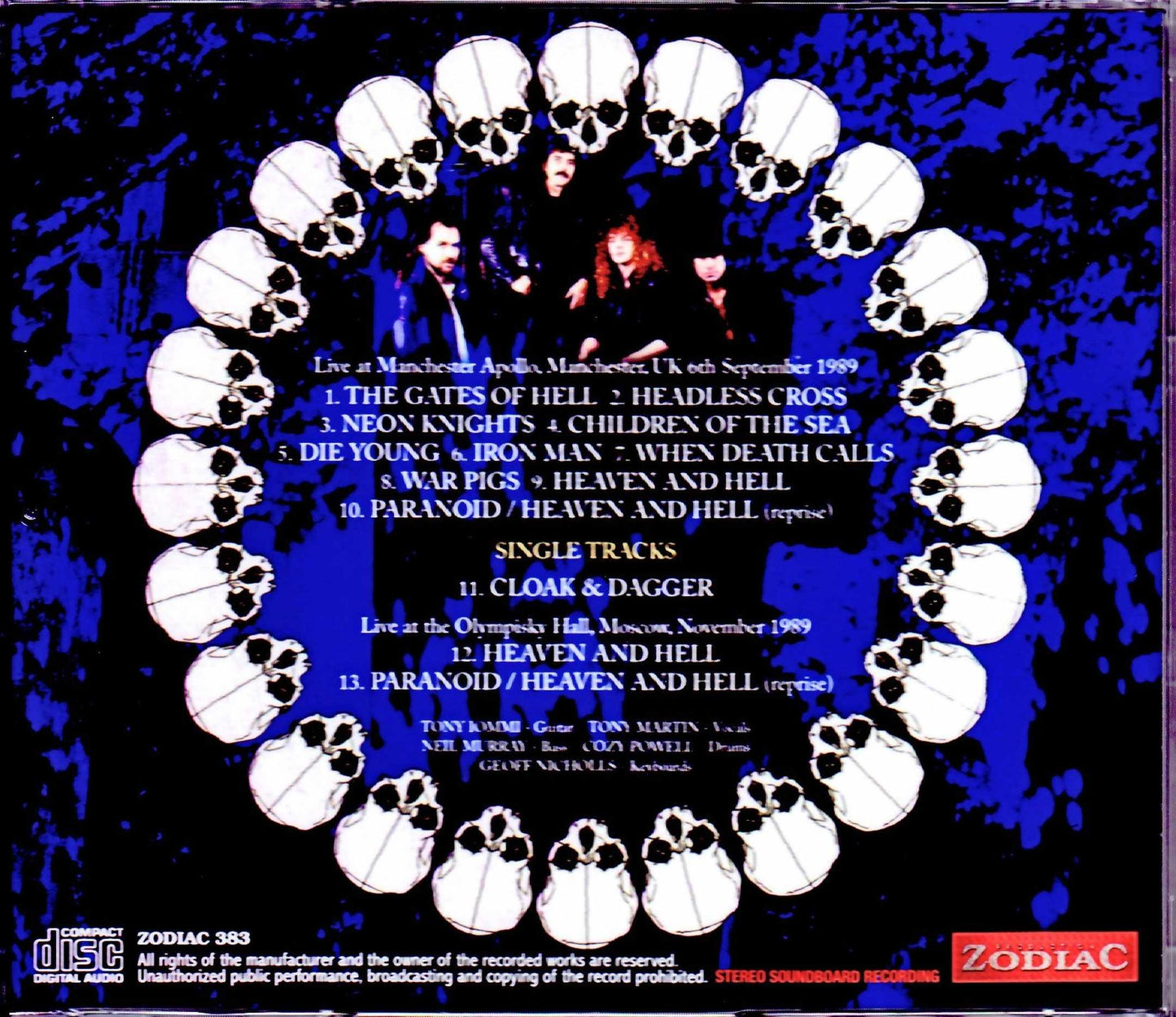 Black Sabbath/UK 1989 & more Upgrade