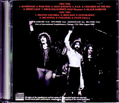 Black Sabbath/IL, USA 1980