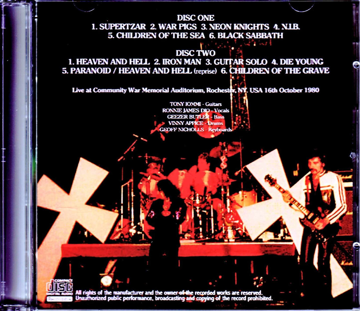 Black Sabbath/NY, USA 1980