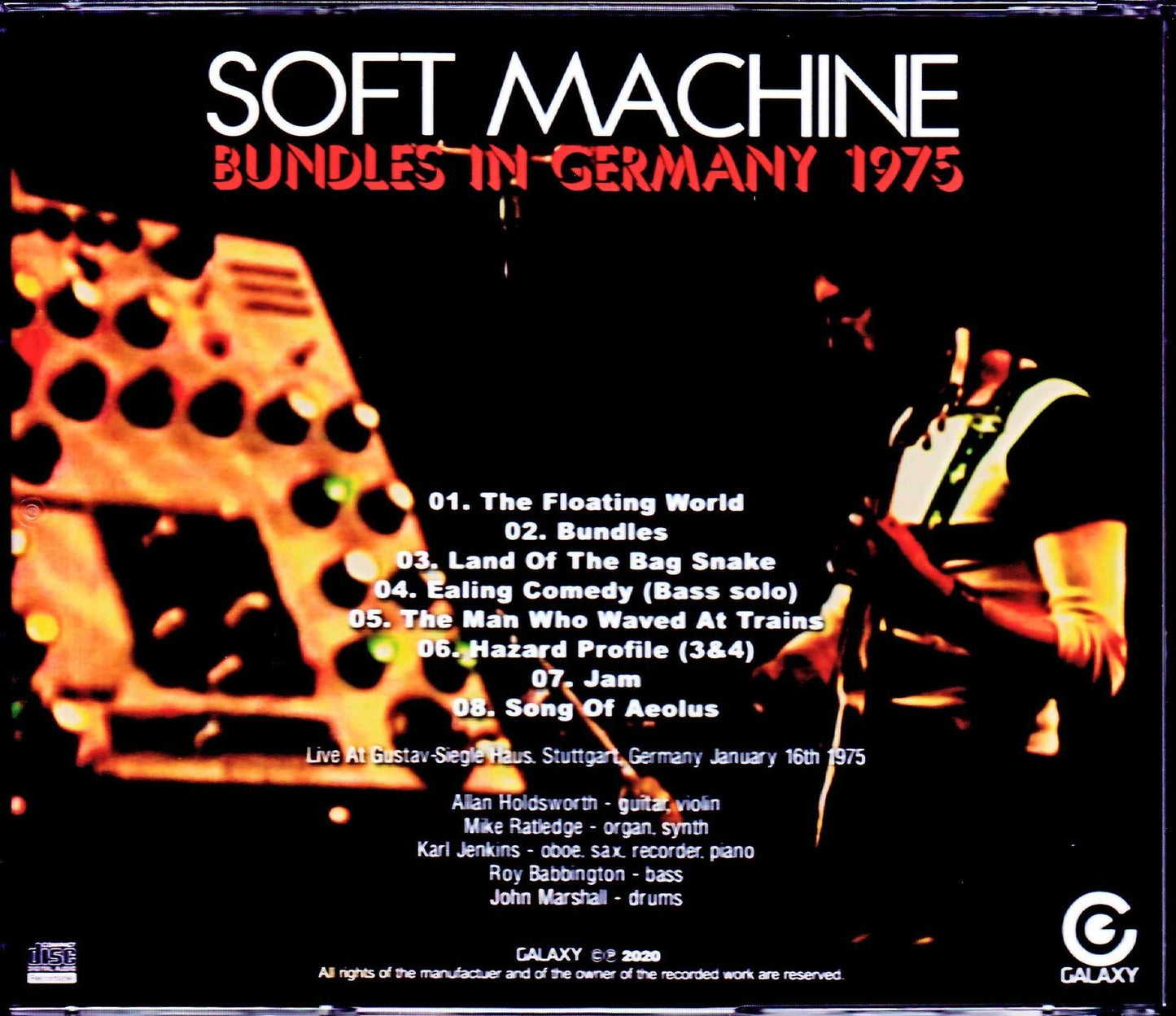 Soft Machine, Allan Holdsworth/Germany 1975