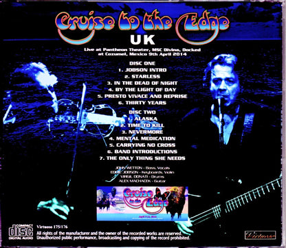 U.K. John Wetton,Eddie Jobson/Mexico 4.9.2014