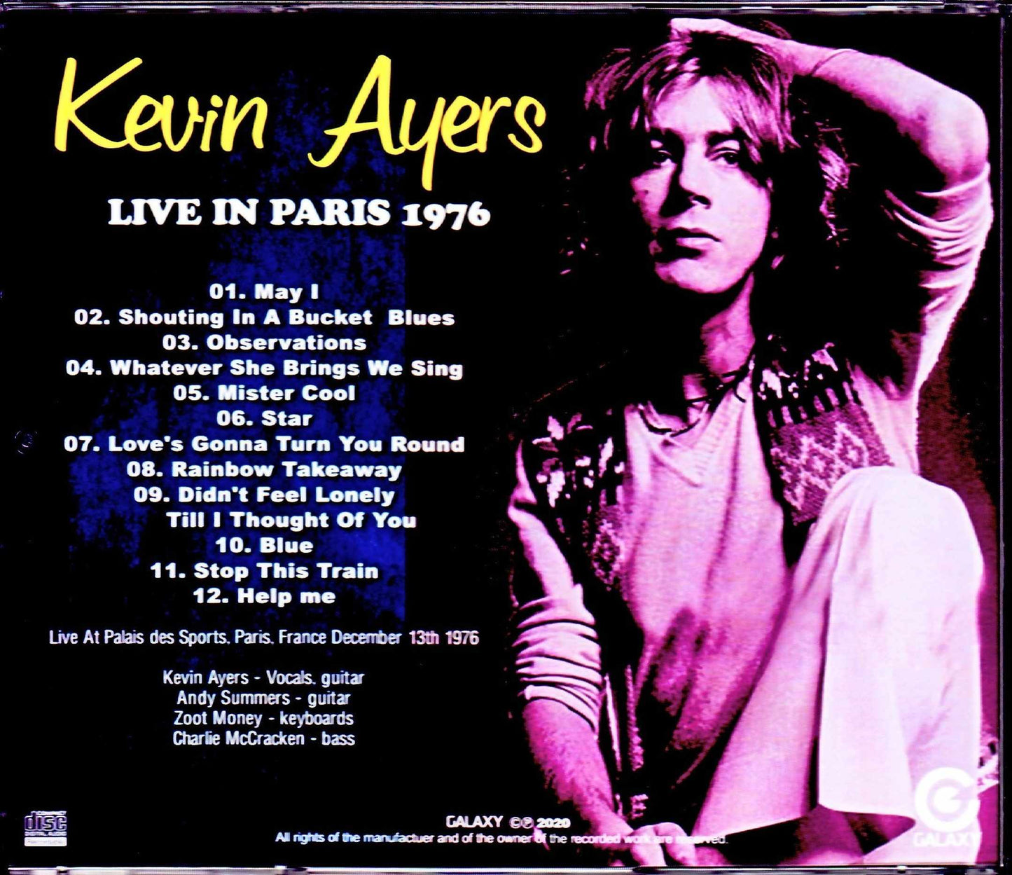 Kevin Ayers/France 1976