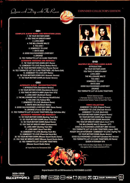 Queen/Splendid Races A Day at the Races Expanded Collector's Edition