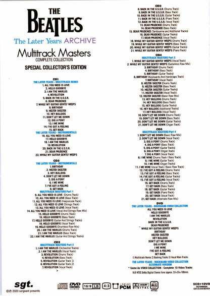 Beatles/The Later Years Archive Multitrack Masters Complete Collection