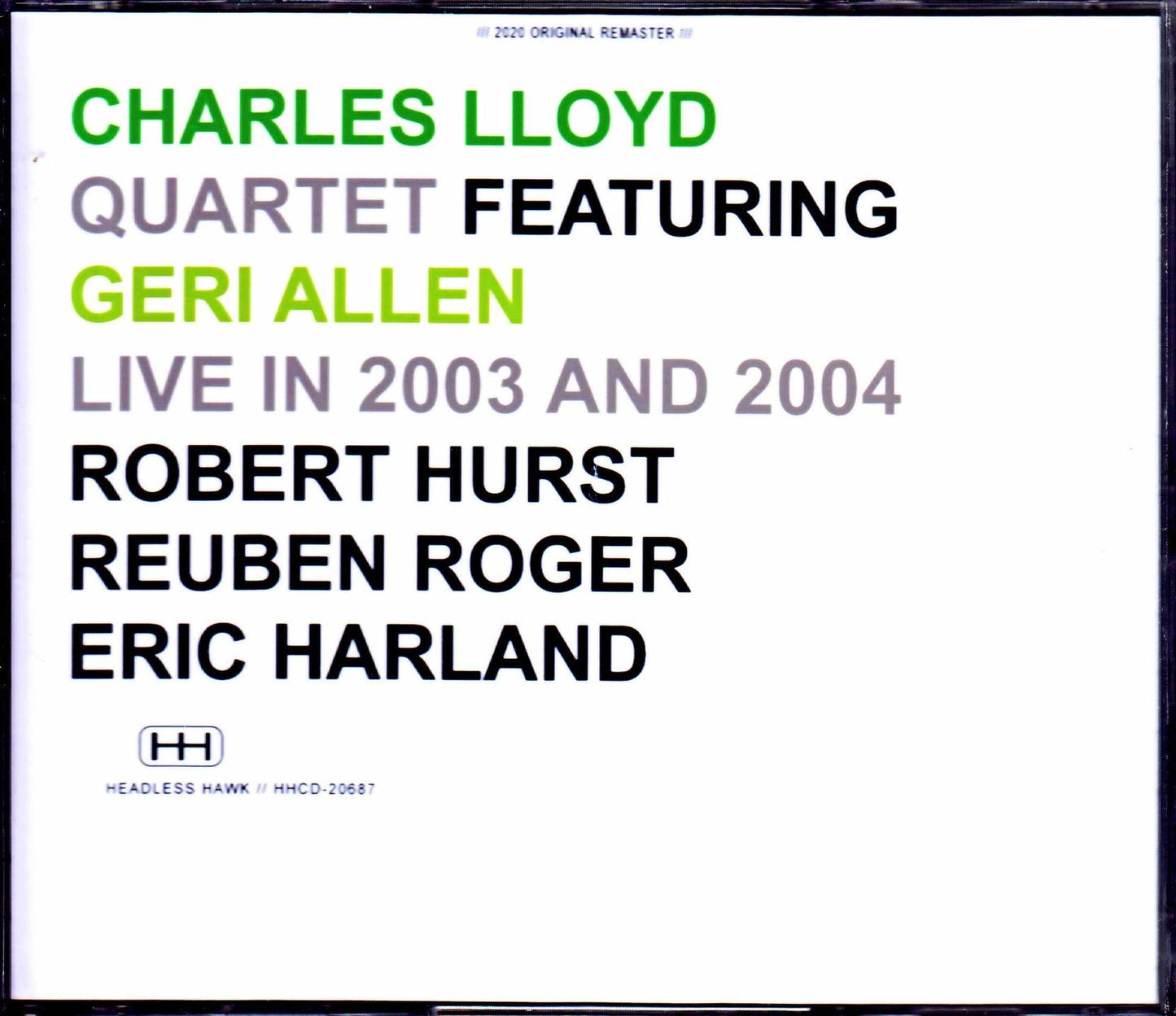 Charles Lloyd Quartet,Geri Allen/NY,USA 2003 & more