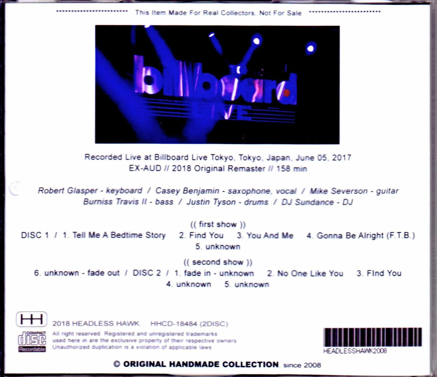 Robert Glasper Experiment/Tokyo,Japan 2017