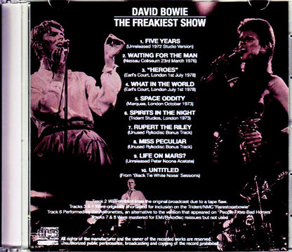 David Bowie/Rare Soundboard Tracks Compilation