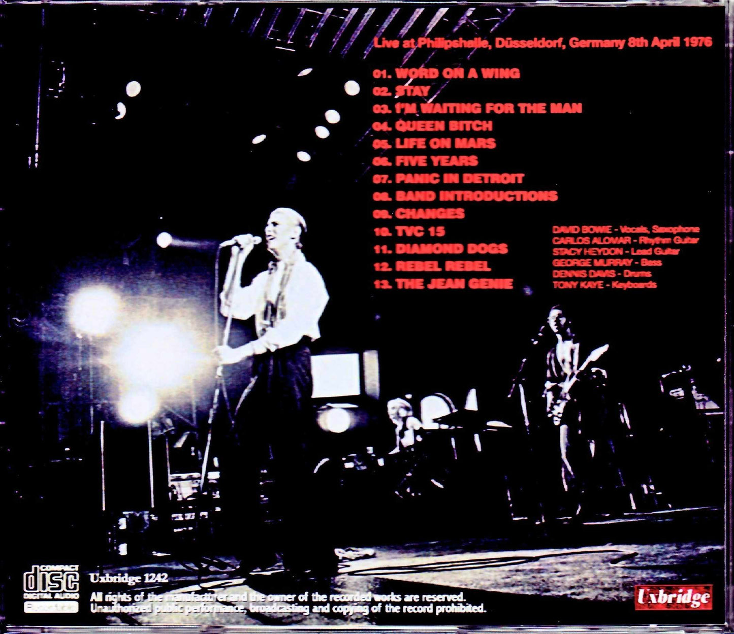 David Bowie/Germany 1976